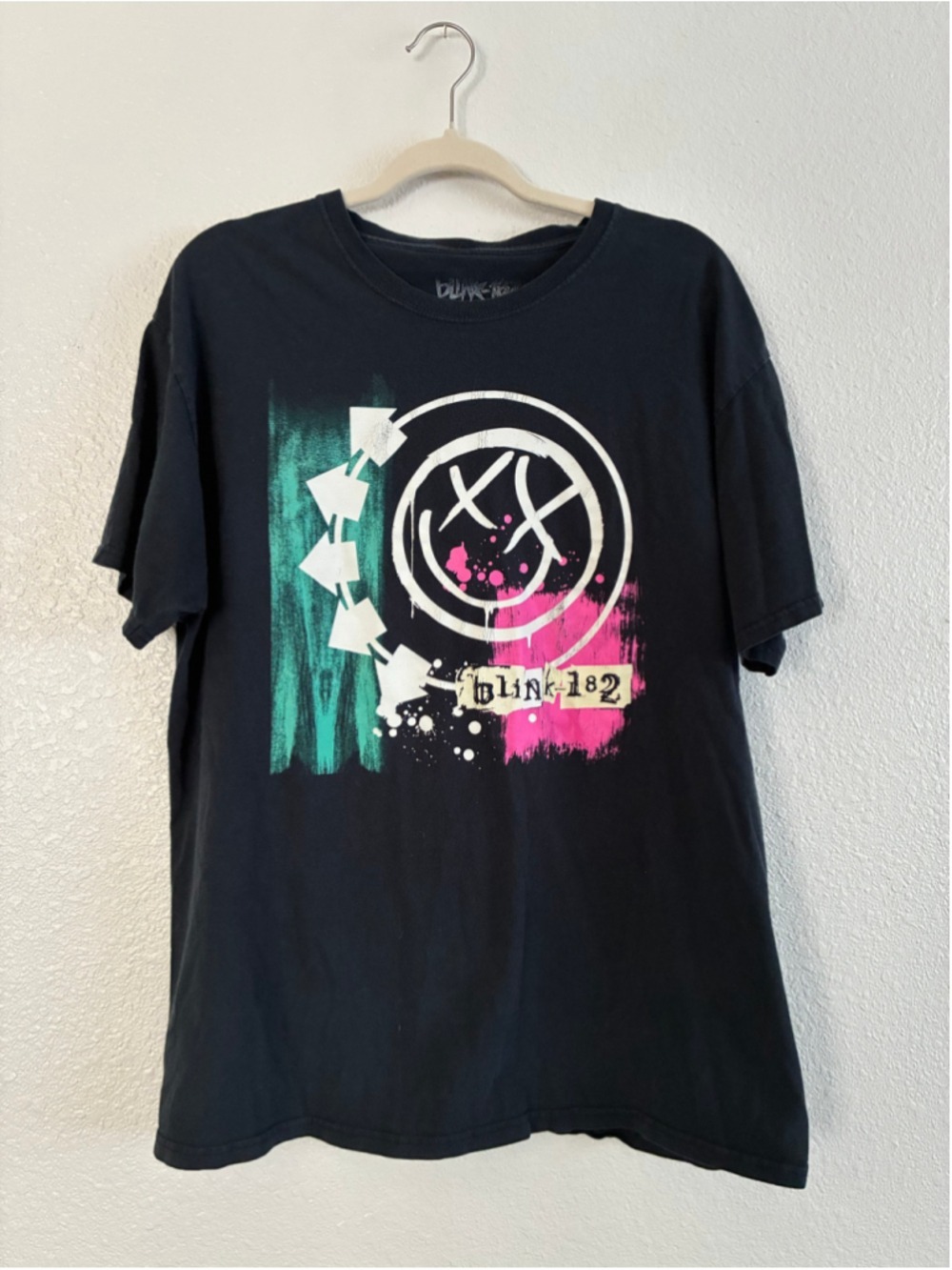 Y2K Men's Blink-182 Graphic T-Shirt Black Large